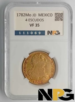 1782Mo Mexico 4 Escudos