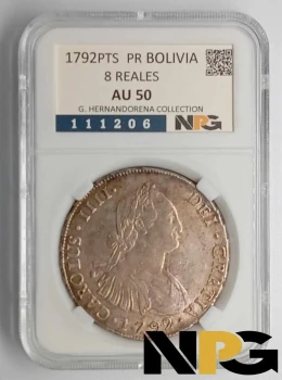 1792 Bolivia 8 Reales