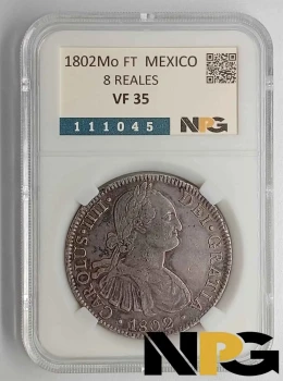1802Mo Mexico 8 Reales