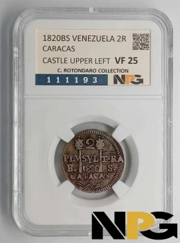 1820 Venezuela 2 Reales
