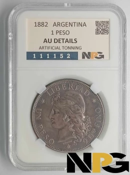 1882 Argentina 1 Peso