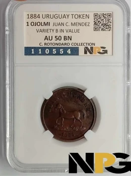 1884 Uruguay 1 Ojolmi