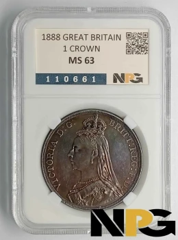 1888 Great Britain 1 crown 1888 Great Britain 1 crown
