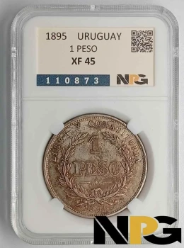 1895 Uruguay 1 Peso