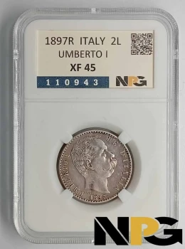 1897R Italy 2 Lire
