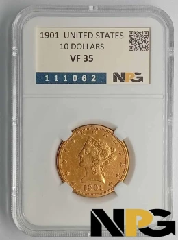 1901 United States 10 DOLLARS
