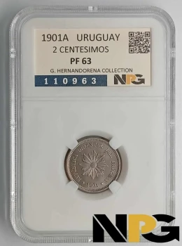 1901A Uruguay 2 Centesimos