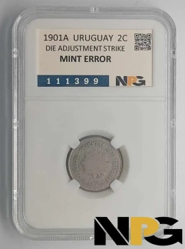 1901A Uruguay 2 Centesimos