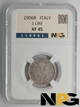 1906R Italy 1 Lire