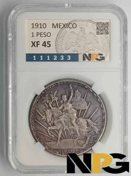 1910 Mexico 1 Peso