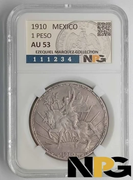 1910 Mexico 1 Peso