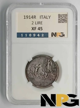 1914R Italy 2 Lire