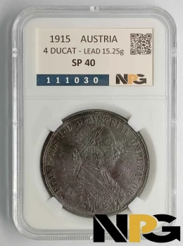 1915 Austria 4 Ducados 1915 Austria 4 Ducados