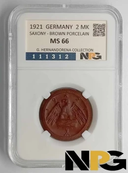1921 Germany 2 Marks