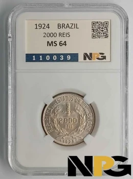 1924 Brazil 2000 Reis