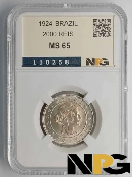 1924 Brazil 2000 Reis