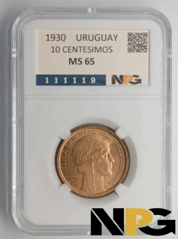 1930 Uruguay 10 Centesimos