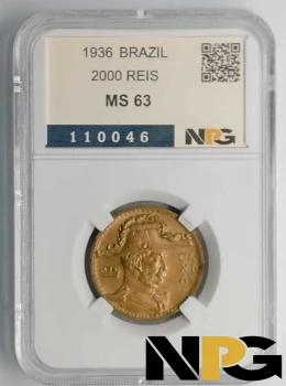 1936 Brazil 2000 Reis