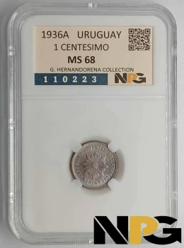 1936A Uruguay 1 Centesimo
