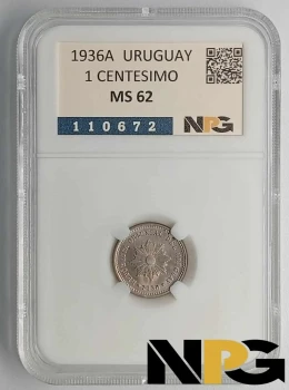 1936A Uruguay 1 Centesimo 1936A Uruguay 1 Centesimo
