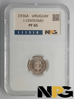 1936A Uruguay 1 Centesimo 1936A Uruguay 1 Centesimo