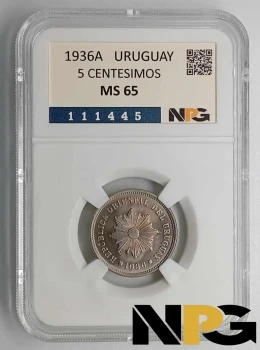 1936A Uruguay 5 Centesimos
