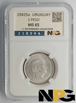 1942 Uruguay 1 Peso