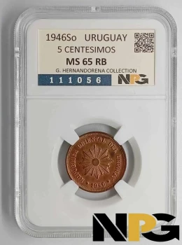 1946So Uruguay 5 Centesimos