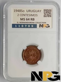 1948So Uruguay 2 Centesimos
