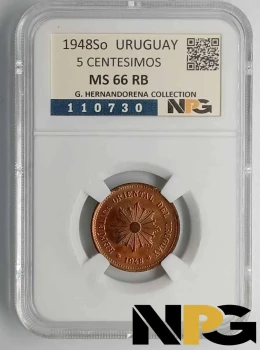 1948So Uruguay 5 Centesimos