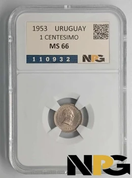 1953 Uruguay 1 Centesimo