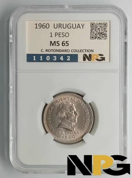 1960 Uruguay 1 Peso