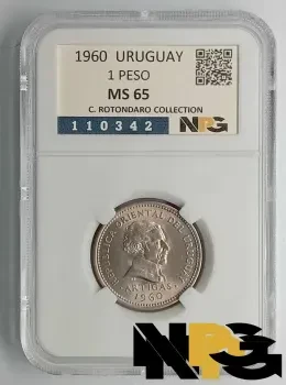 1960 Uruguay 1 Peso 1960 Uruguay 1 Peso