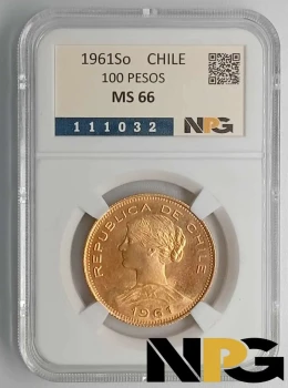 1961So Chile 100 Pesos