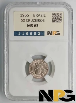 1965 Brazil 50 Cruzeiros 1965 Brazil 50 Cruzeiros