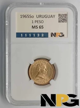 1965So Uruguay 1 Peso