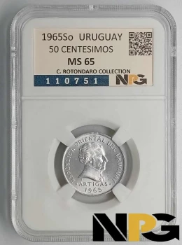 1965So Uruguay 50 Centesimos