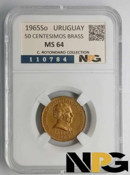 1965So Uruguay 50 Centesimos