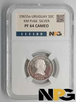 1965So Uruguay 50 Centesimos