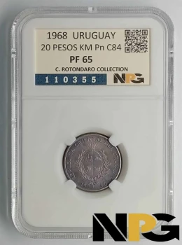 1968 Uruguay 20 Pesos PnC84