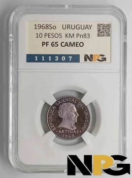 1968So Uruguay 10 Pesos 1968So Uruguay 10 Pesos