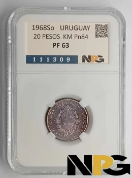1968So Uruguay 20 Pesos 1968So Uruguay 20 Pesos