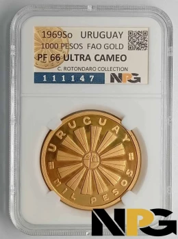 1969So Uruguay 1000 Pesos