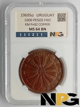 1969So Uruguay 1000 Pesos 1969So Uruguay 1000 Pesos