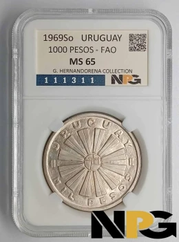 1969So Uruguay 1000 Pesos 1969So Uruguay 1000 Pesos