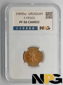 1969So Uruguay 5 Pesos