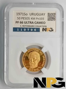 1971So Uruguay 50 Pesos