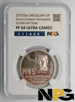 1975So Uruguay 5 Pesos 1975So Uruguay 5 Pesos