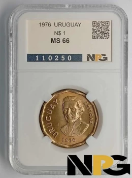 1976 Uruguay  N$ 1