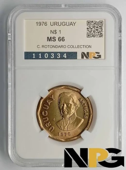 1976 Uruguay  N$ 1